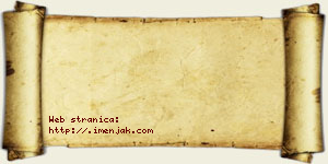 Jesenka Rakovac vizit kartica